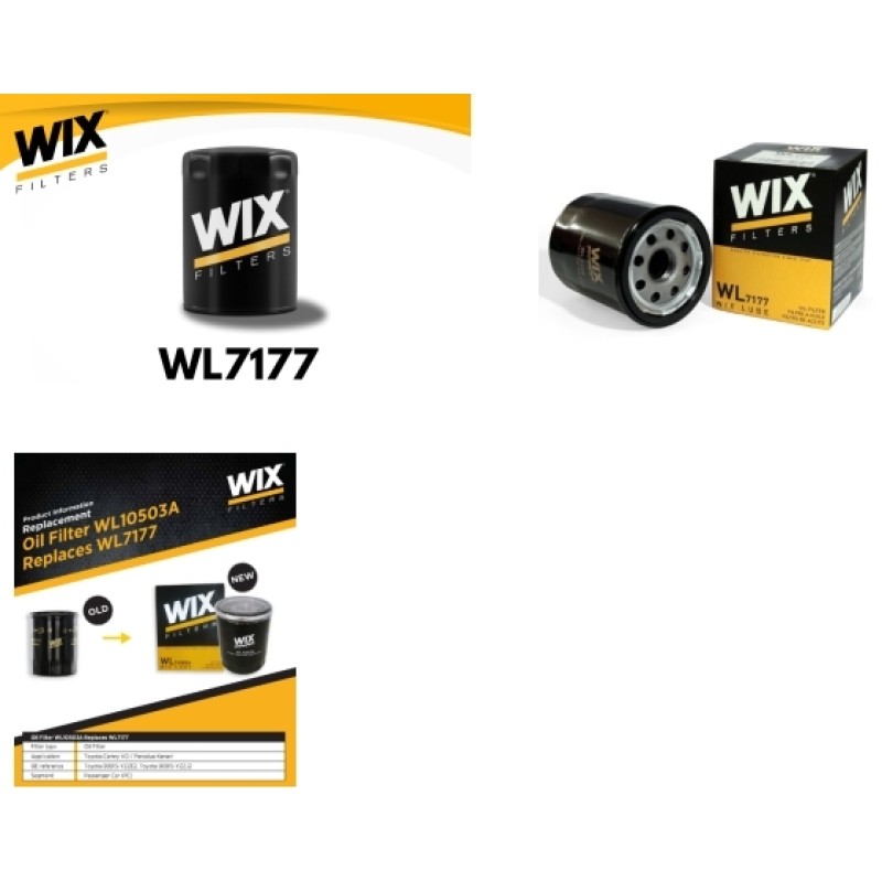 WIX Oil Filter WL7177 and WL10503A
