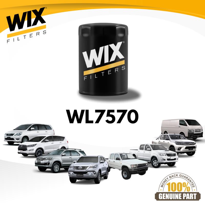 WIX Oil Filter WL7172 and WL7570